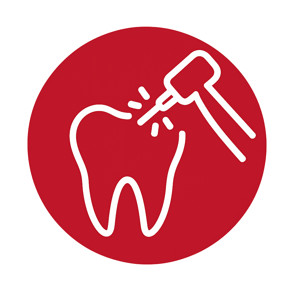 Dental cleaning icon